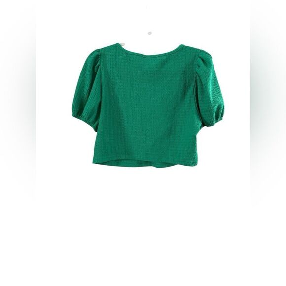 Shein Green Curve Crop Top Size 1X Large - Picture 9 of 9